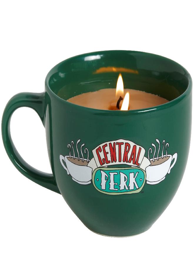 Insight Editions Friends Candle in Central Perk Coffee Mug, Coffee Scented - Natural Soy & Coco Wax - Officially Licensed Friends Merchandise Decor - Great Gift for Adults &Teens - 8 oz - Image 2
