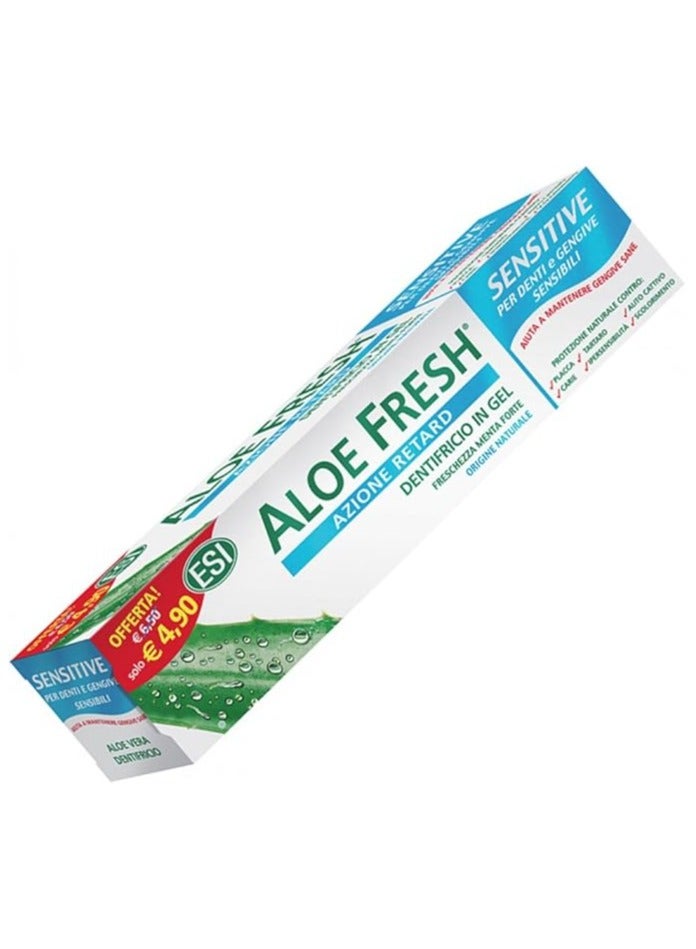 معجون أسنان ESI Aloe Vera للأسنان واللثة الحساسة | مفيد في منع تسوس الأسنان والجير