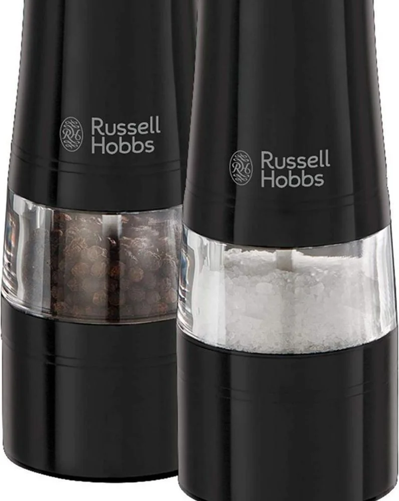 Russell Hobbs Black Salt and Pepper Grinders