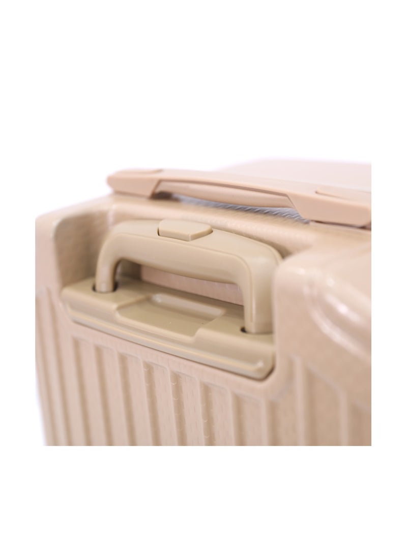 GIORDANO Hardshell Luggage Spinner Trolley Bag 3 Pieces Set,Khaki (S-20",M-24",L-28")  - Image 5