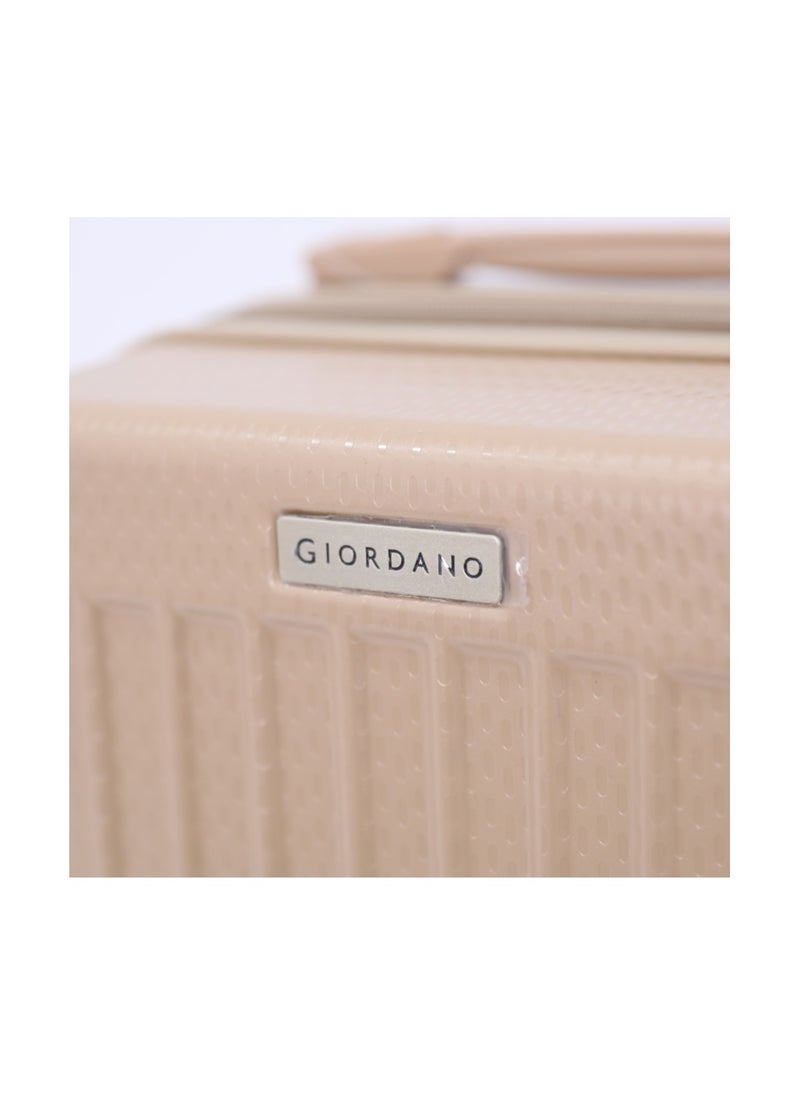 GIORDANO Hardshell Luggage Spinner Trolley Bag 3 Pieces Set,Khaki (S-20",M-24",L-28")  - Image 3