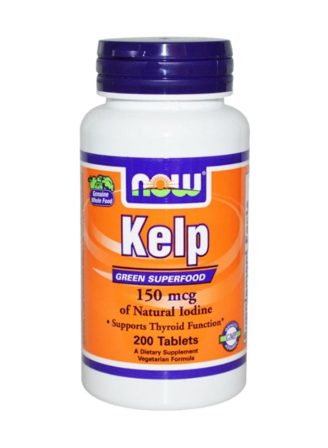 now أقراص اليود من الطحالب البحرية 150 ميكروغرام 200 حبة - Image 1