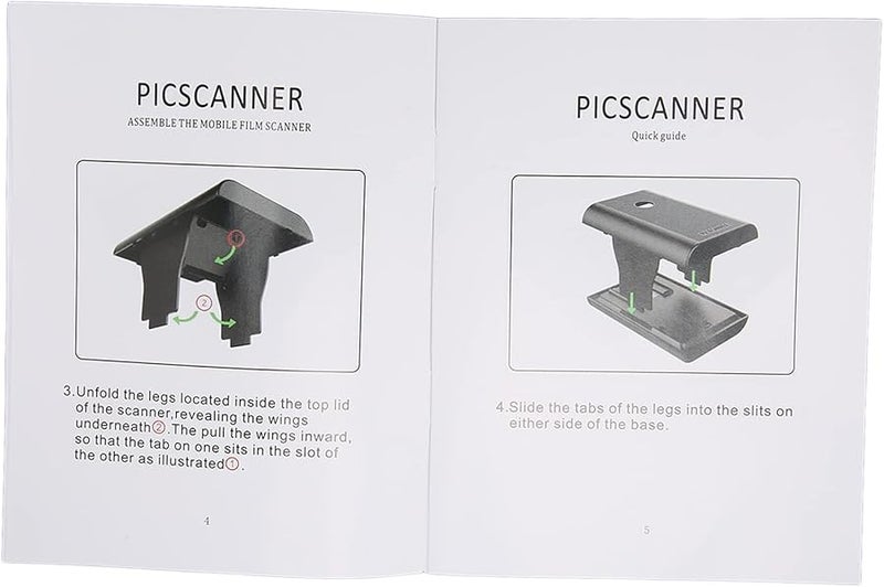 TON169 Portable Film Scanner Convert 35mm 135mm Negatives to JPEG with App LED Backlight for Phone - Image 1