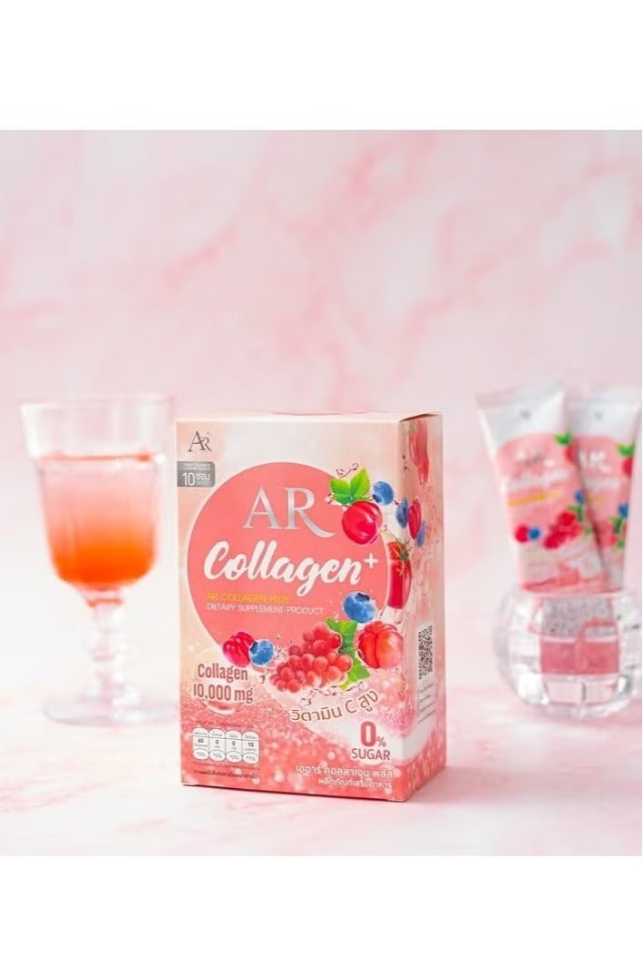إيه آر مشروب AR Collagen Plus بتركيز 10,000 ملغ - لبشرة متألقة، مشدودة، ومعززة للترطيب - مكمل غذائي خالٍ من السكر - Image 2