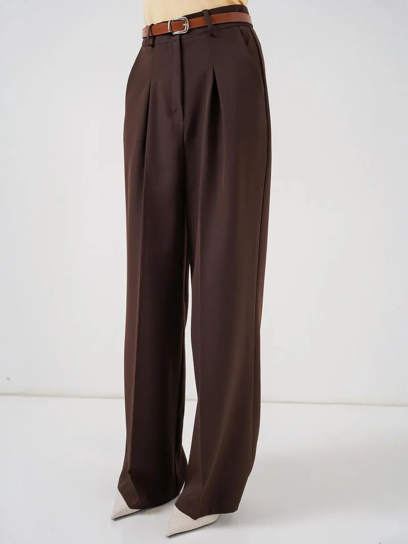 BIG DART BDART High Waist Pleated Palazzo Pants
