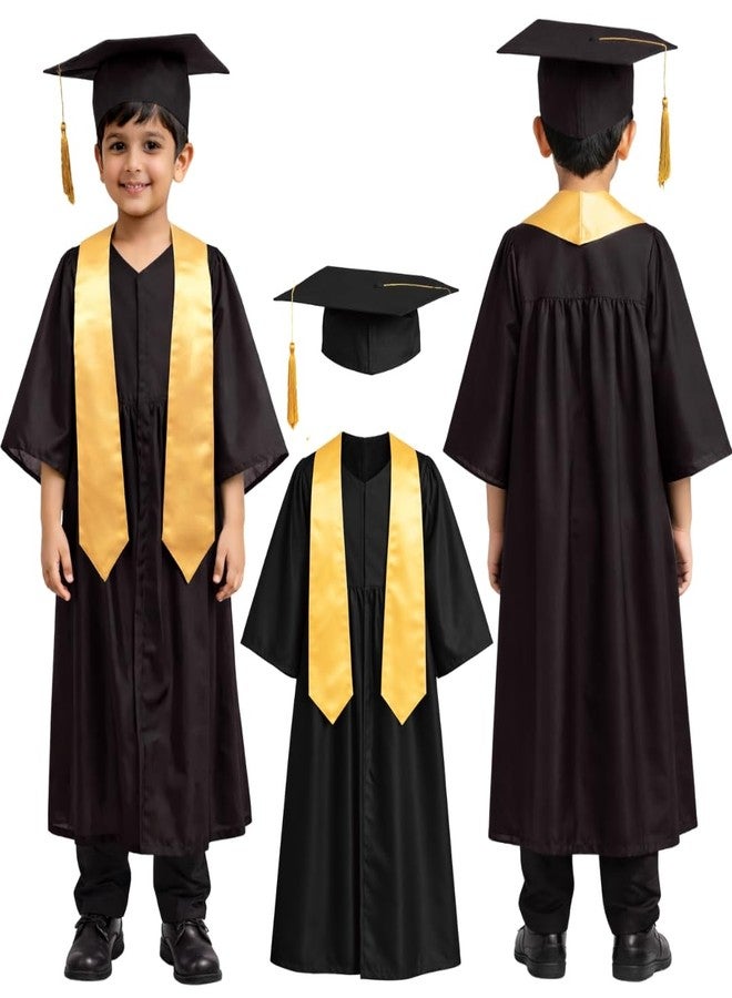 Sarvda Graduation Gown with Cap and Sash for kids Convocation Dress for Boys and Girls, School Ceremony, Fancy Dress - Image 1