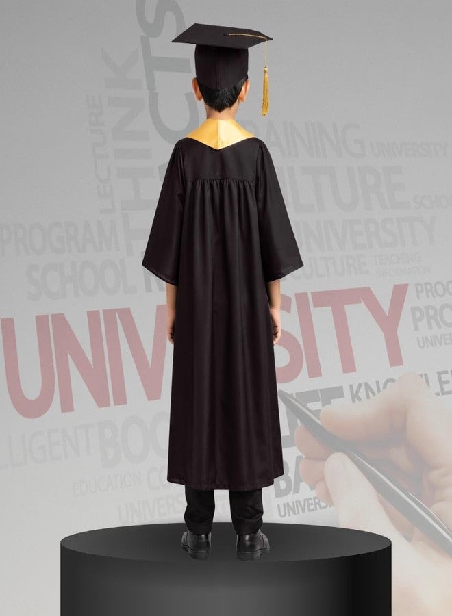 Sarvda Graduation Gown with Cap and Sash for kids Convocation Dress for Boys and Girls, School Ceremony, Fancy Dress - Image 2