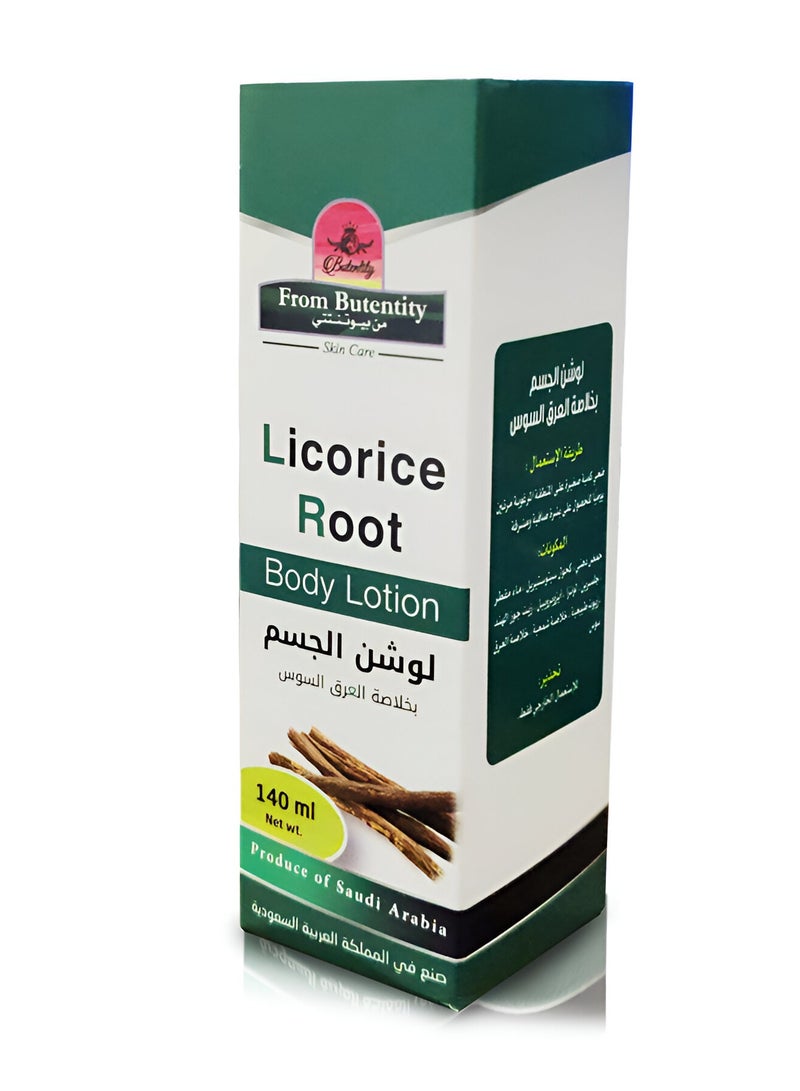 Butentity Licorice Root Body Lotion 140ml