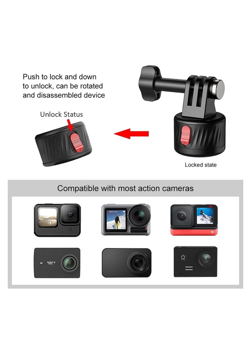 Excefore Magnetic Suction Adapter Tripod Adapter Quick Release Base Mount Action Camera Accessories Screws Free with Magnetic Base Compatible with 11/10/9/8/7 Insta 360 AKASO DJI Action - Image 4