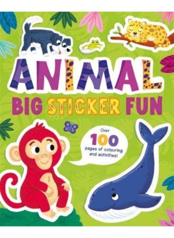 Animal Big Sticker Fun - Paperback