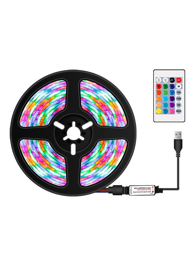 Loquat USB Dimmable RGB Light With Remote Multicolour 5meter - Image 1