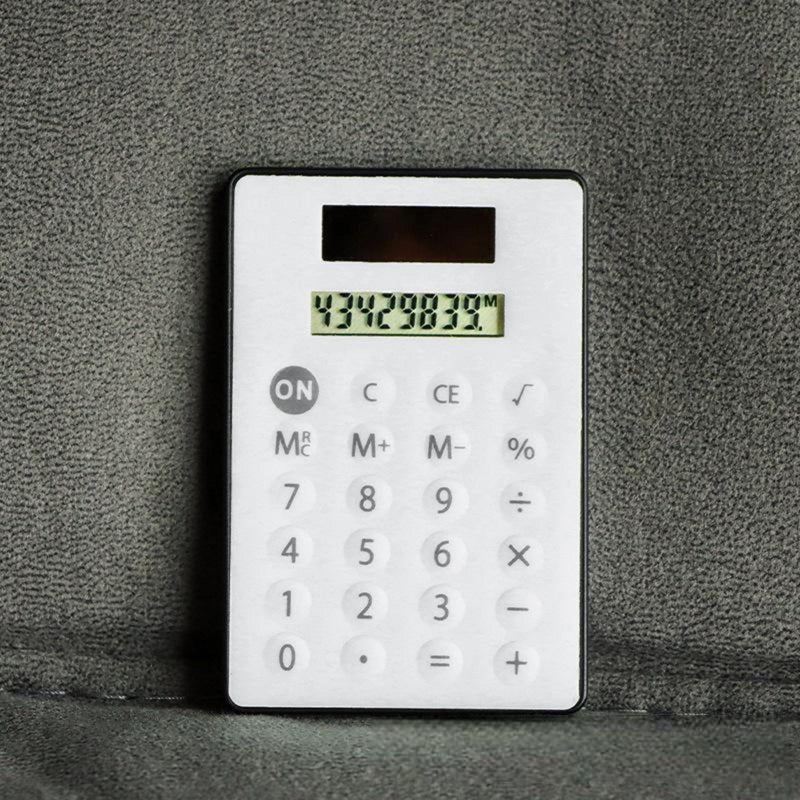 Solar Powered Calculator 8 Digit Large Display Quiet Operation Portable Office School Home Use - Image 4