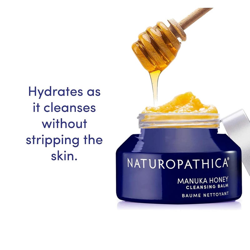 Naturopathica Manuka Honey Cleansing Balm, Manuka Honey Skin care, Makeup Removing Facial Cleanser, Gentle and Hydrating Face Wash, Cleansing Balm 2.8 fl oz - Image 4