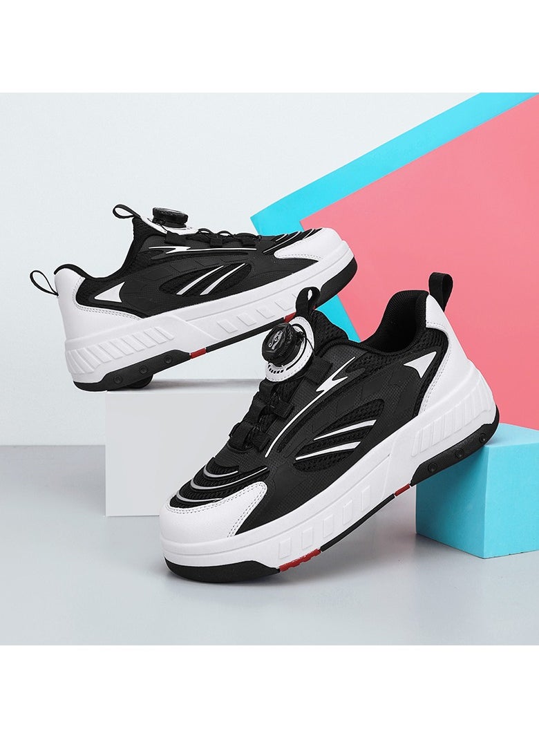 Joshberg - Sneaker Skate Shoes with Wheels Roller Skates Shoes - Image 1