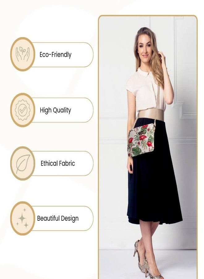 سينار حقيبة كتف نسائية من Signare Tapestry بتصميم فلامنجو (XB02-FLAM) - Image 2