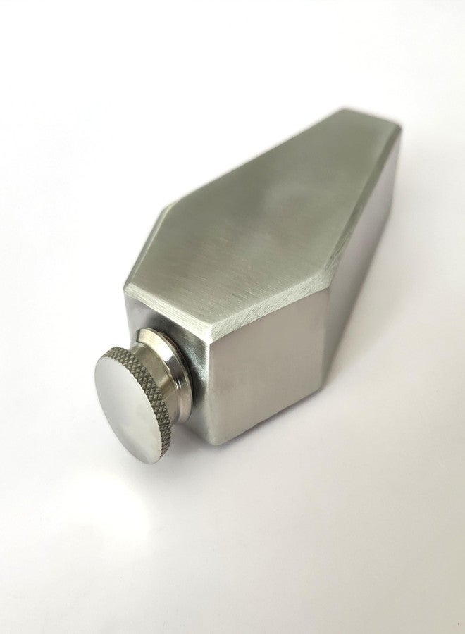 CNFLASK Hexagon Coffin Flask 304 Stainless Steel 3.5oz Coffin Shaped Hip Flask With Funnel - Image 3