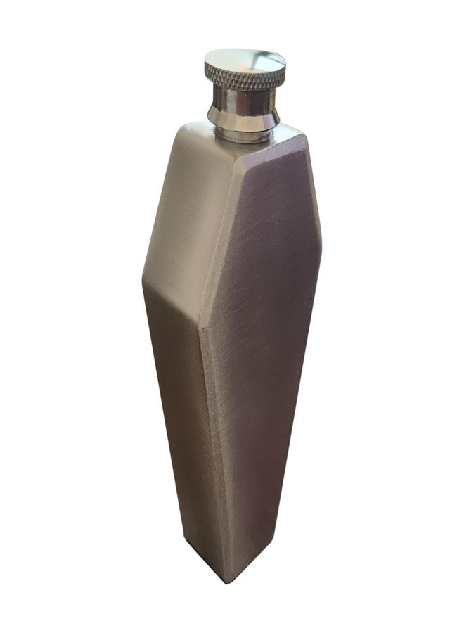 CNFLASK Hexagon Coffin Flask 304 Stainless Steel 3.5oz Coffin Shaped Hip Flask With Funnel - Image 4