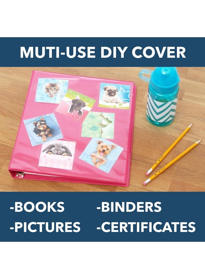 Con-Tact Brand Creative Clear Covering, Versatile and Self-Adhesive Shelf Liner, Ideal Privacy Film, Protective Clear Vinyl, 18'' x 16', Matte - Image 4