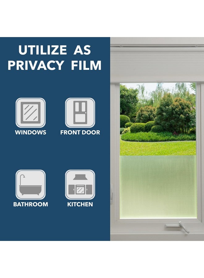 Con-Tact Brand Creative Clear Covering, Versatile and Self-Adhesive Shelf Liner, Ideal Privacy Film, Protective Clear Vinyl, 18'' x 16', Matte - Image 1