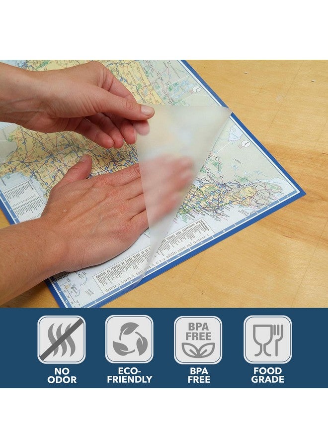 Con-Tact Brand Creative Clear Covering, Versatile and Self-Adhesive Shelf Liner, Ideal Privacy Film, Protective Clear Vinyl, 18'' x 16', Matte - Image 3