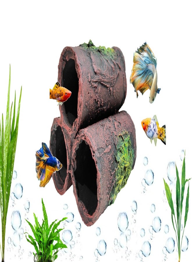 GIG BAZAAR-Artificial Aquarium Shelter Pipe Caves Decoration Ornaments - Create a Cozy Hideaway for Your Aquatic Pets Aquarium Shelter Pipe Caves Decoration Ornaments-Create a Cozy Hideaway - Image 4