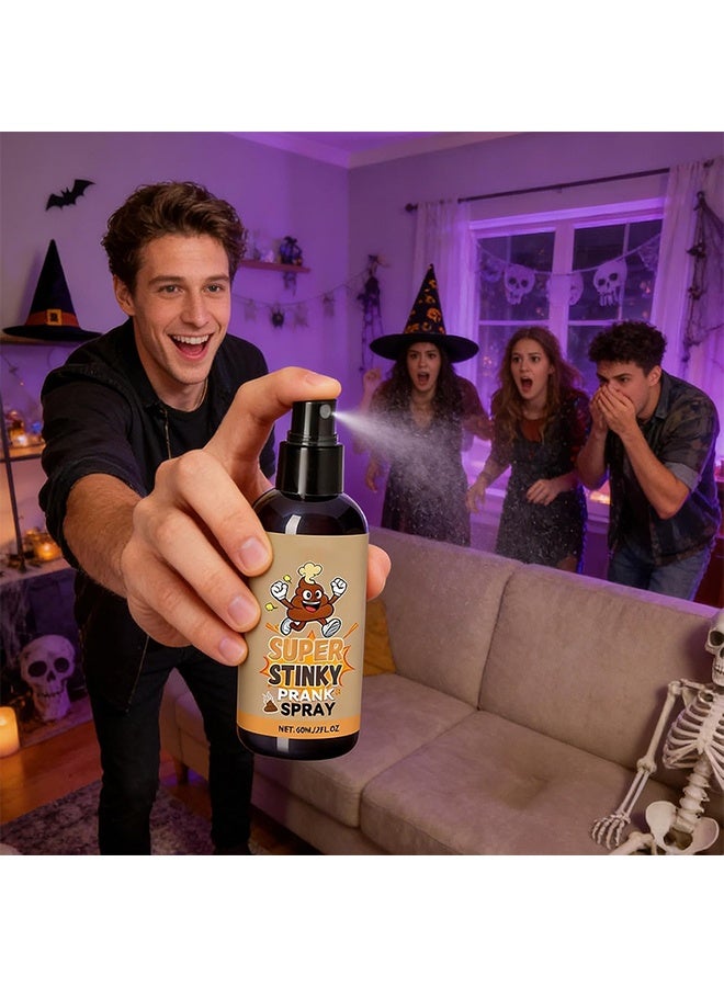 Dowmoo Super Stinky Prank Spray, Stinky Spray, Tricky Stinky Fart Spray, Prank Stuff & Joke Toys, Wet Potent Stink Spray, Rich Quality Durable Sturdy Long Lasting Smell Funny Fart Stinky Spray Joke Toy Have Fun Gift For Boys And Girls, 60ml - Image 2