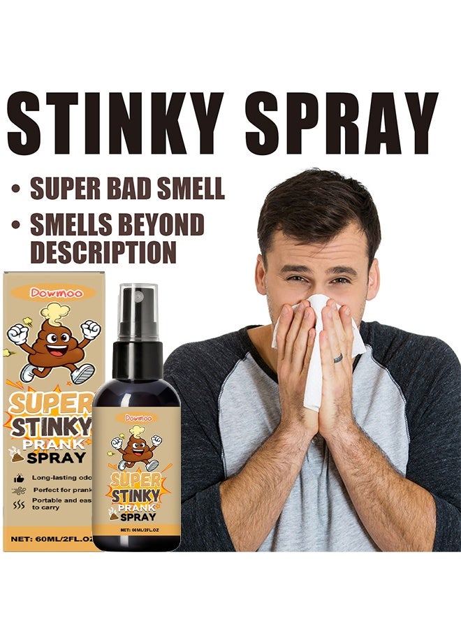 Dowmoo Super Stinky Prank Spray, Stinky Spray, Tricky Stinky Fart Spray, Prank Stuff & Joke Toys, Wet Potent Stink Spray, Rich Quality Durable Sturdy Long Lasting Smell Funny Fart Stinky Spray Joke Toy Have Fun Gift For Boys And Girls, 60ml - Image 5