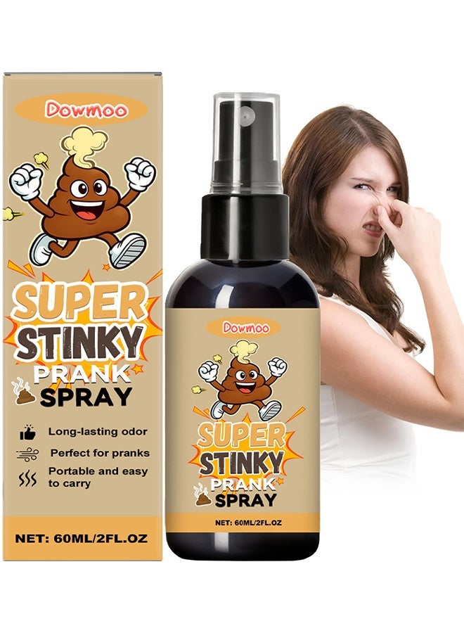 Dowmoo Super Stinky Prank Spray, Stinky Spray, Tricky Stinky Fart Spray, Prank Stuff & Joke Toys, Wet Potent Stink Spray, Rich Quality Durable Sturdy Long Lasting Smell Funny Fart Stinky Spray Joke Toy Have Fun Gift For Boys And Girls, 60ml - Image 1