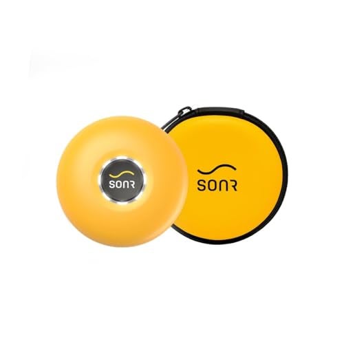 SONR Music 2in1 Bundle Sunny Yellow OpenEar Underwater Music Player for Swimmers with Matching Storage Case - Image 1