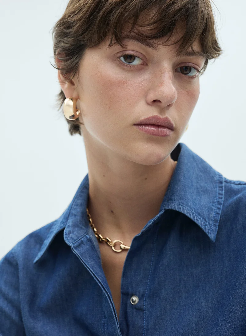 مانجو Denim Midi Dress