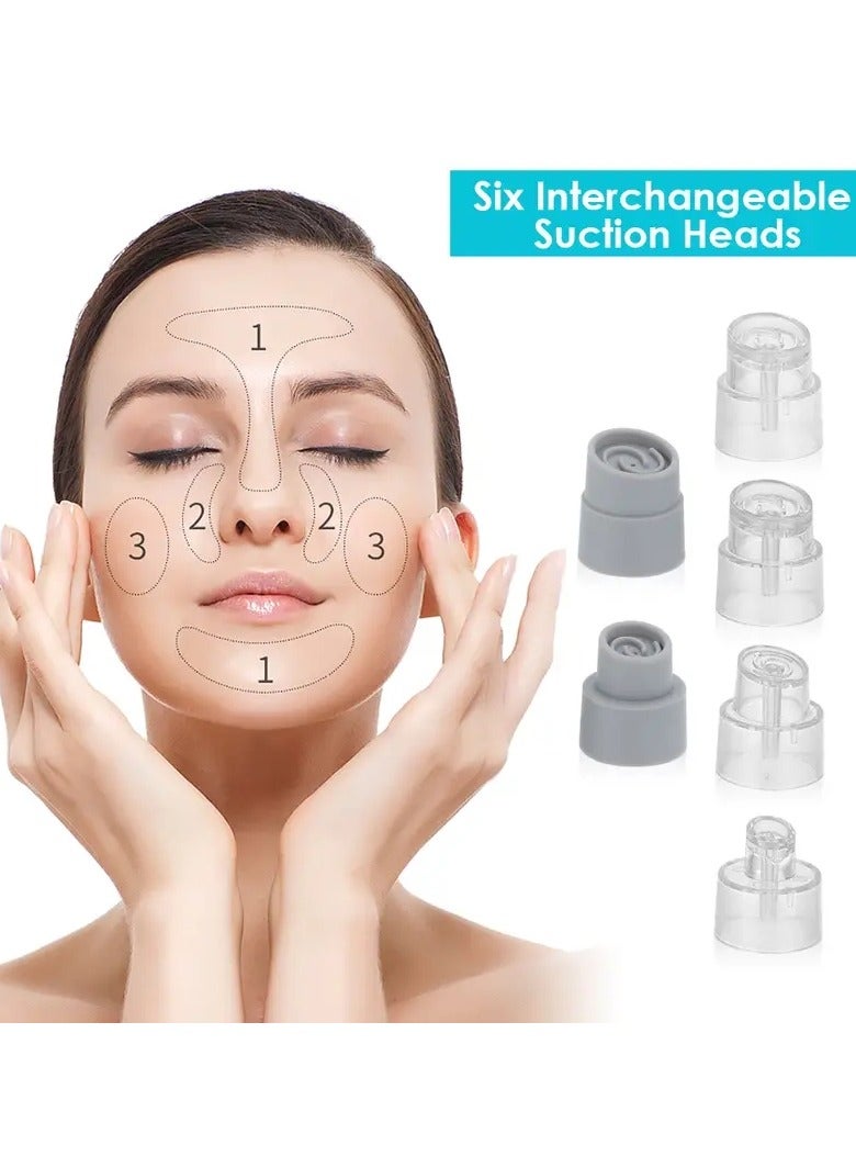 ORiTi USB Rechargeable Electric Bubble Blackhead Remover - Water Cycle Pore Acne Pimple Removal Vacuum Suction Facial Cleaner Tool - Image 3