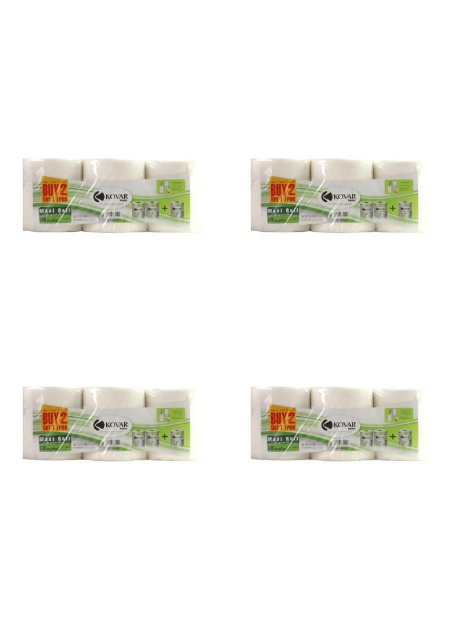 Kovar Maxi Bulk 4 Pack Tissue Roll Set- 3pcs