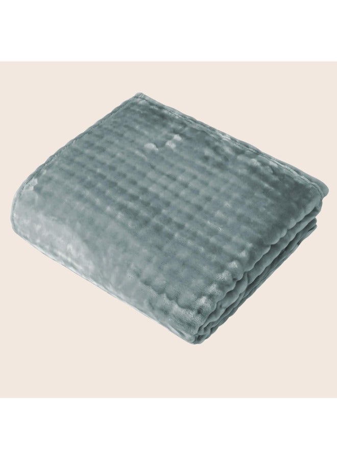 MORANO Lush Blanket 1 Ply Blanket Size - 220 x 240 cm Weight - 2.000 Kg 100% Polyester 3D textured design - Image 2