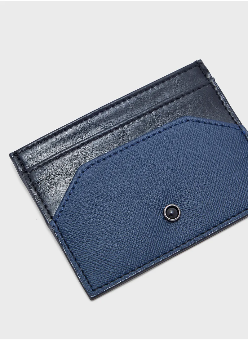 روبرت وود Saffiano Texture Detail Card Holder