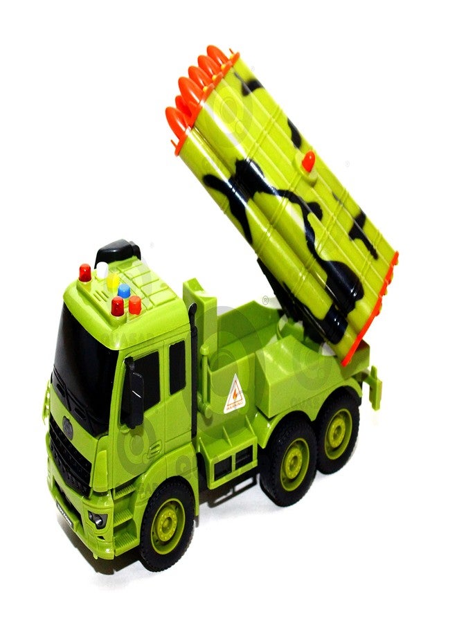 Quasar Army Vehicle Soldier Militry Army Truck Set of 1 Pcs Including Air Force with Battlefield Accessories (Multicolour) - Image 1