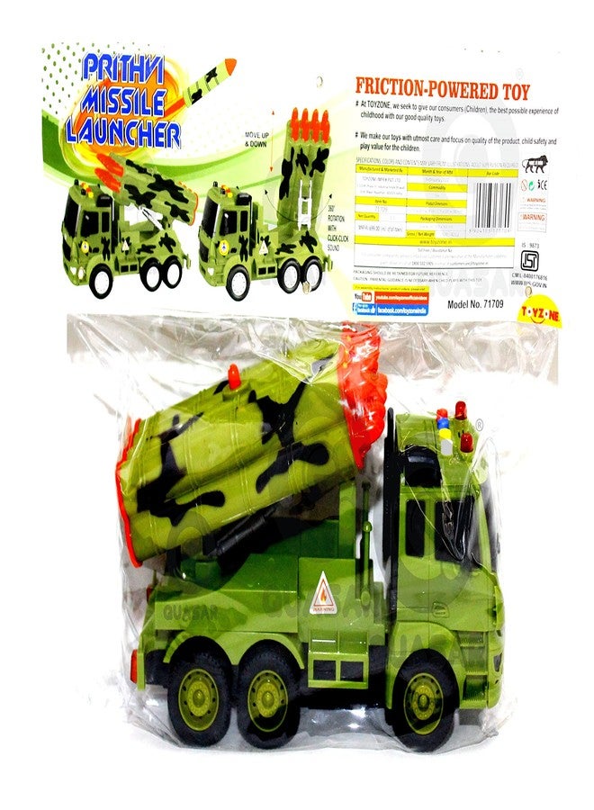 Quasar Army Vehicle Soldier Militry Army Truck Set of 1 Pcs Including Air Force with Battlefield Accessories (Multicolour) - Image 5