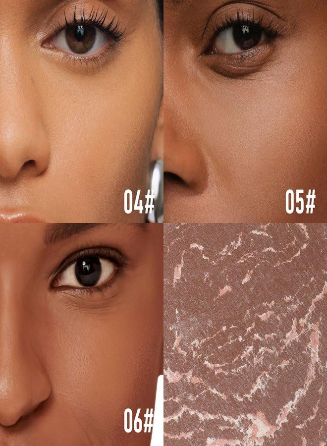 PHOFAY PHFOAY Baking Setting Powder Compact - 0.43 oz, Subtle Shimmer Finish, Baked Formula for Lightweight Glow, Fine Non-Cakey Texture, Suitable for All Skin Types, Daily Makeup & Setting (03#, 0.43 oz) - Image 5