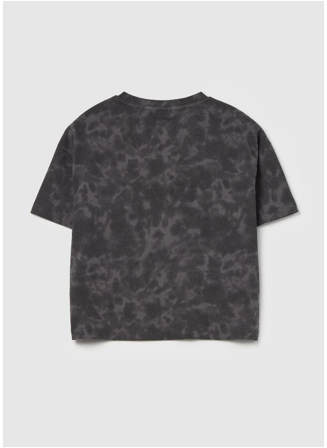 Ovs Tie-dye T-shirt with Stitch print
