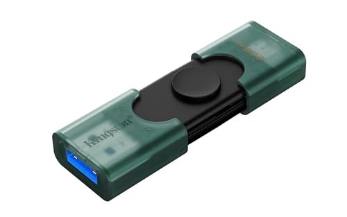Kingston DataTraveler DuoG2 256GB Flash Drive USBA USBC 32 Gen 1 DTDEG2256GB - Image 1