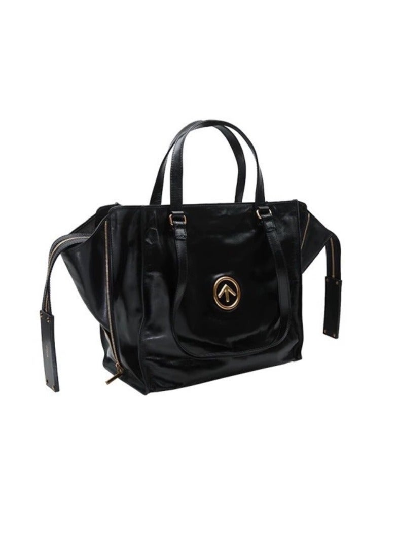 جي تي GROTTO Large Capacity Tote Tote Bag Retro Underarm Tote Bag - Image 2