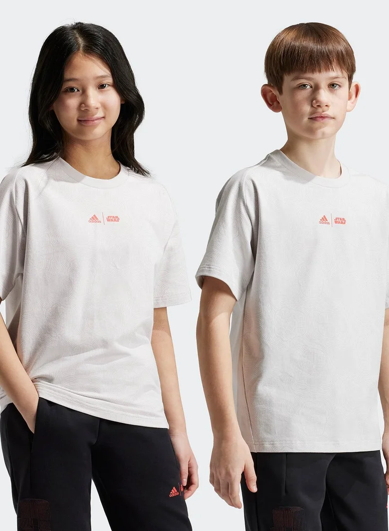 Adidas J Sw Zne T Grey Training T-Shirts 7-8Y