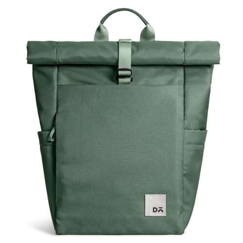 DailyObjects PET Kelp Miles Roll Top Backpack (17L) for Office & Daily Use| 100% Recycled | Shoulder Travel Bag | Fits any Laptop Upto 14 Inch | Multifunctional Adjustable Straps & G-Hook closure - Image 1