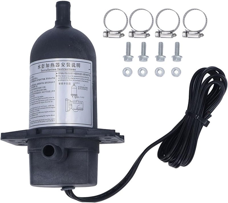 Diesel Generator Engine Water Jacket Heater 120V 500W Self Circulating Coolant Thermostat - Image 1