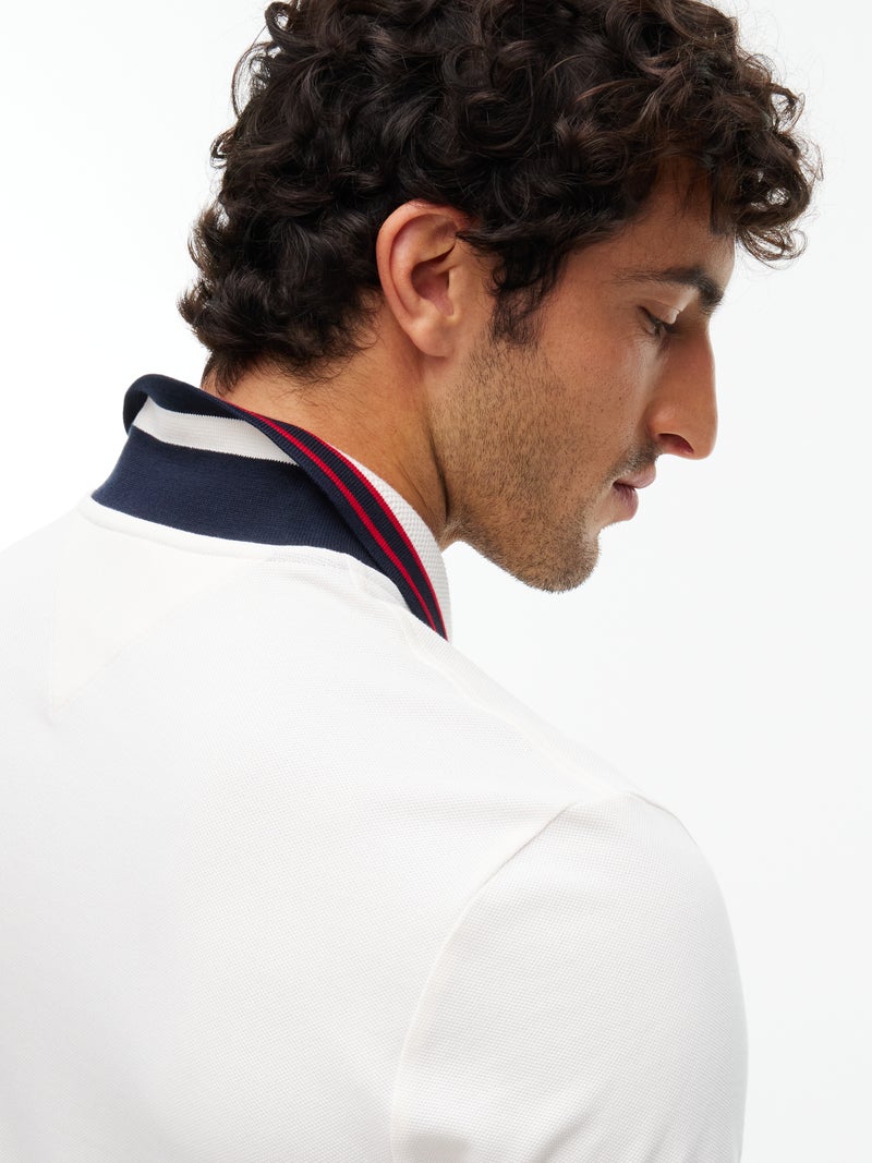 TOMMY HILFIGER Regular Fit Tipped Collar Polo Shirt - Image 5