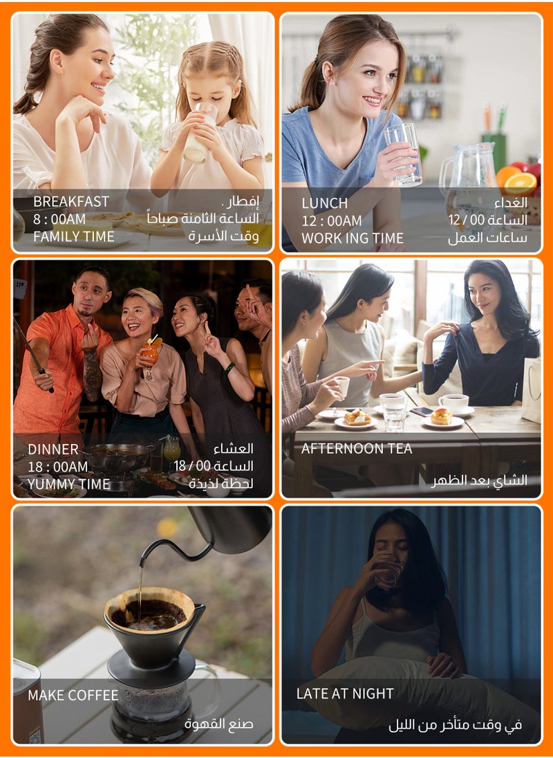 يو إل اتش واي سي - الزرقاء زجاج غلاية كهربائية - Image 1