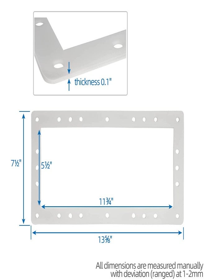 ANTOBLE 2 Pack Wide Mouth Above Ground Pool Skimmer Gasket - Image 2