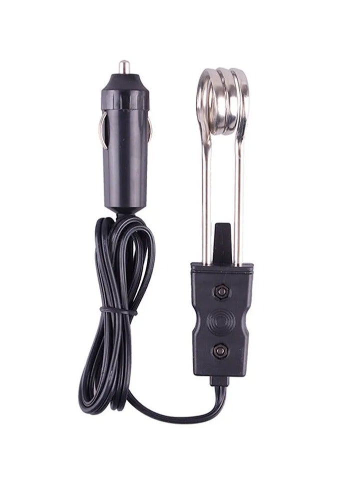 AROAQ Water Heater, 24v Immersion Rod Water Heater, Travel Portable Instant Hot Water Heaters, durable convenient boiler hot water heater, (24v black) - Image 2