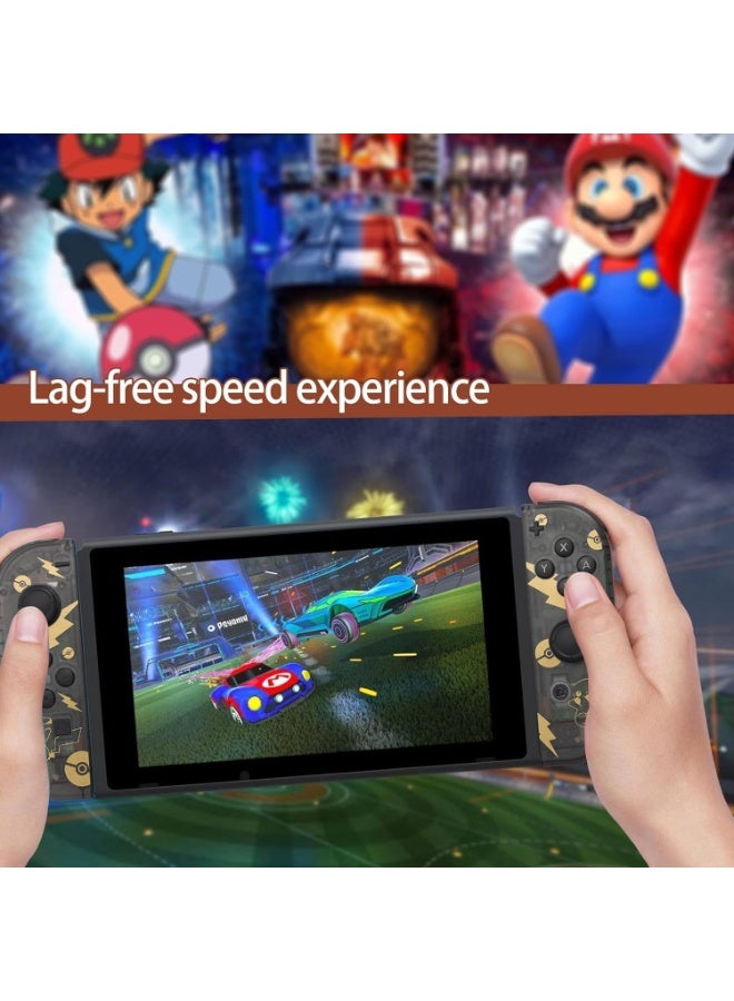 وحدة تحكم Joy Con مُحسّنة لجهاز Nintendo Switch، بديلة لوحدة التحكم اللاسلكية Switch Joy Pad، تدعم التحكم في حركة الاستيقاظ والاهتزاز المزدوج - Image 5