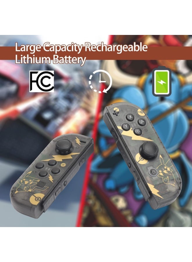 وحدة تحكم Joy Con مُحسّنة لجهاز Nintendo Switch، بديلة لوحدة التحكم اللاسلكية Switch Joy Pad، تدعم التحكم في حركة الاستيقاظ والاهتزاز المزدوج - Image 3