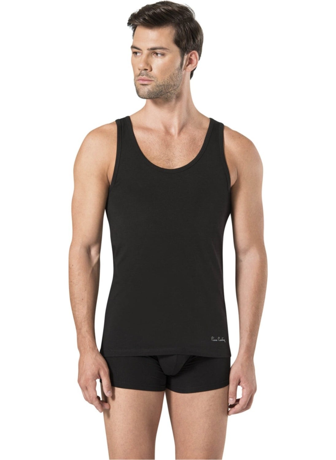 pierre cardin 140 Men's Athlete Boxer Set - Black  - Image 2